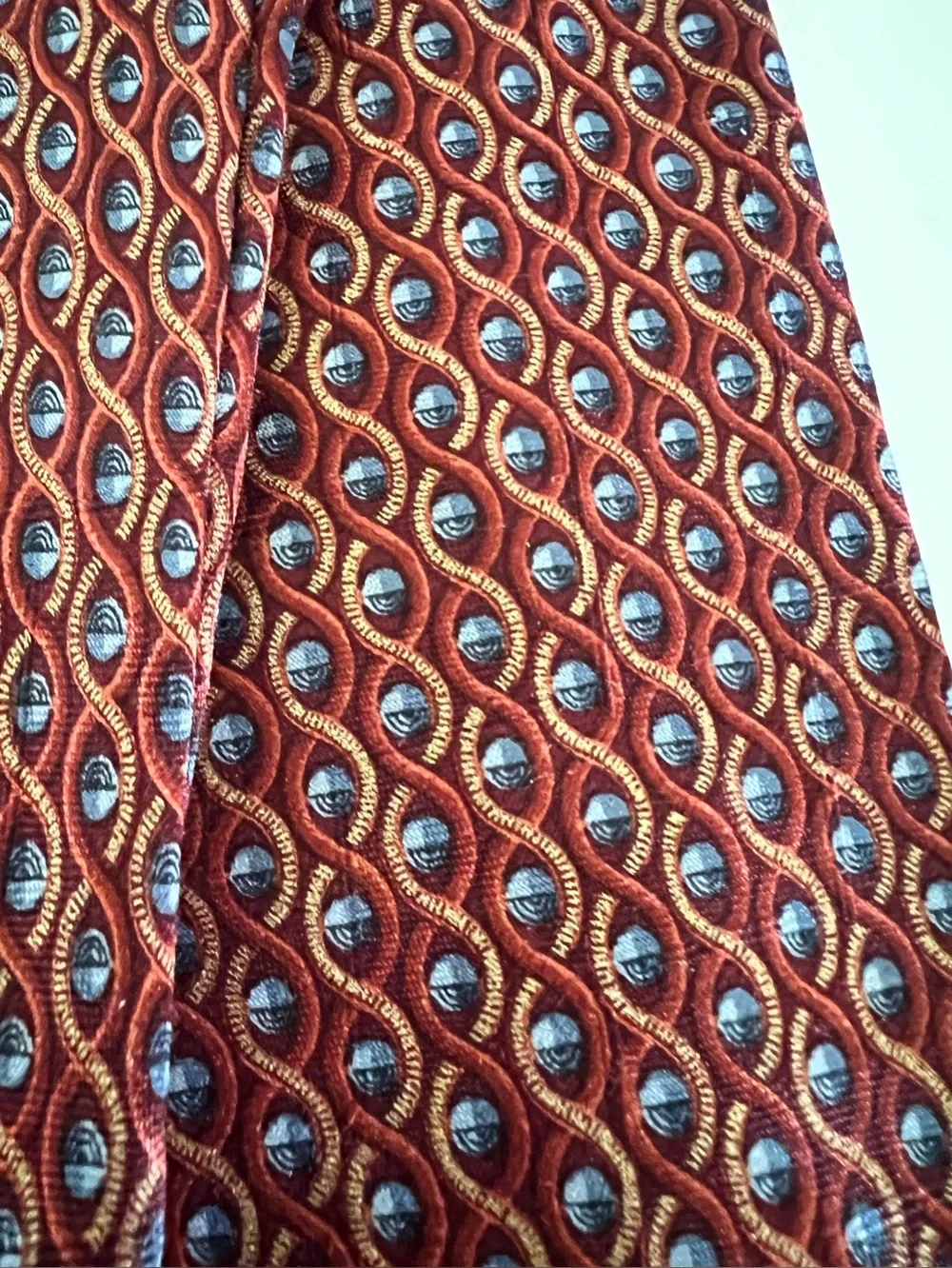 Premium Ermenegildo Zegna Men’s 100% Silk Necktie, Made In Italy, power Color.